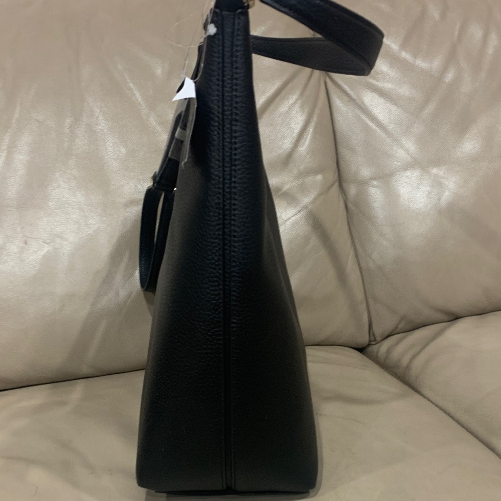 Kate Spade Zippy Black Pebbled Leather Hobo Large bag. - Picture 7 of 14